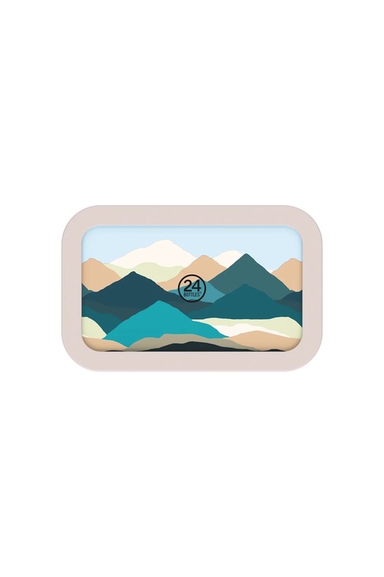Accesorii 24bottles container de depozitare Snackbox Mountains Snackbox.Mountains portocaliu