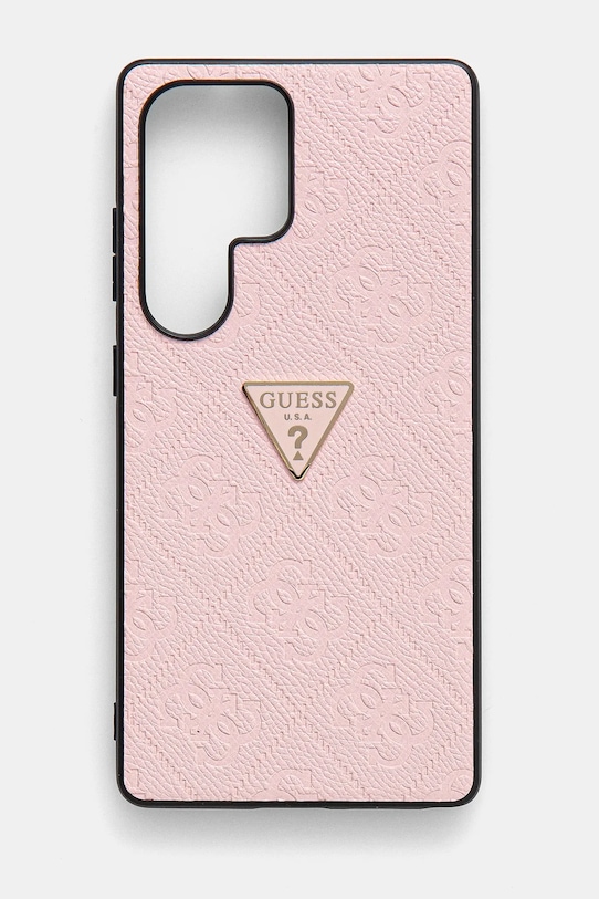 Θήκη κινητού Guess Samsung Galaxy S25 Ultra για τηλέφωνο ροζ GUHCS25LPGP4STRP
