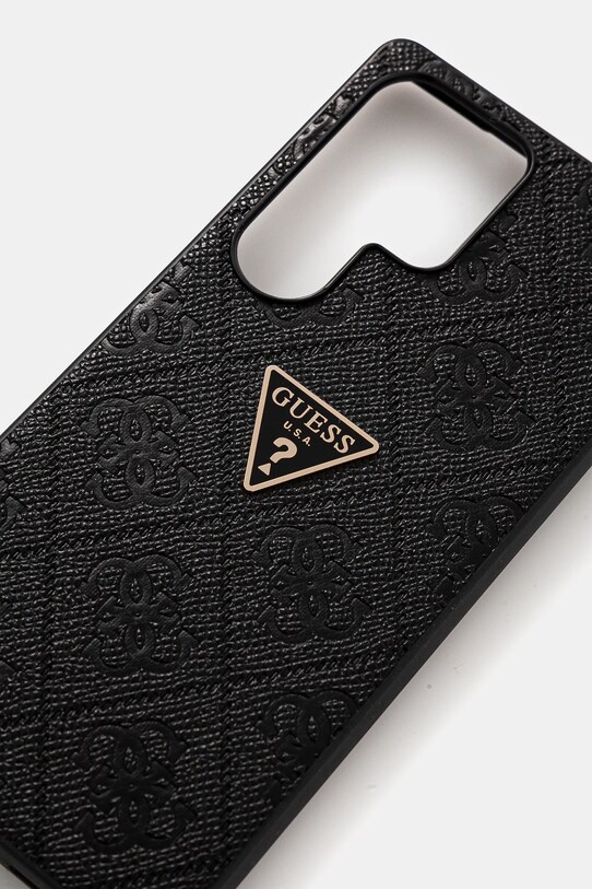 Puzdro na mobil Guess Samsung Galaxy S25 Ultra GUHCS25LPGP4STRK čierna AA00