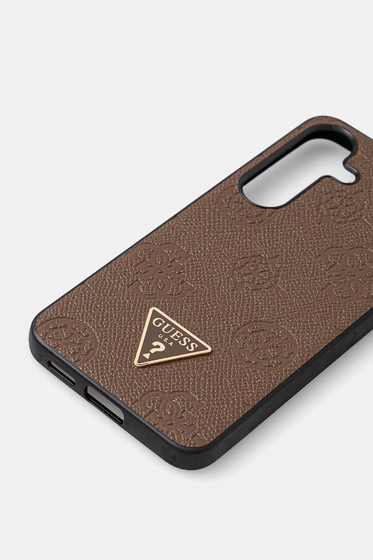 Чехол на телефон Guess Samsung Galaxy S25 GUHMS25SPGBTMW коричневый AA00