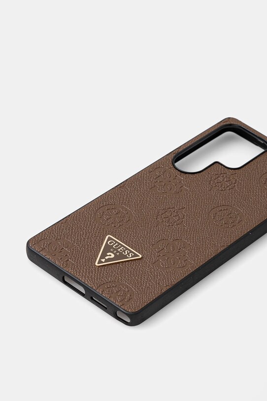 Θήκη κινητού Guess Samsung Galaxy S25 Ultra GUHMS25LPGBTMW καφέ AA00