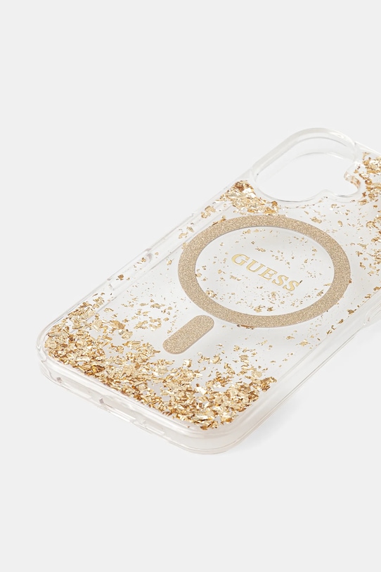 Θήκη κινητού Guess iPhone 16 GUHMP16SRGRGED χρυσαφί AA00