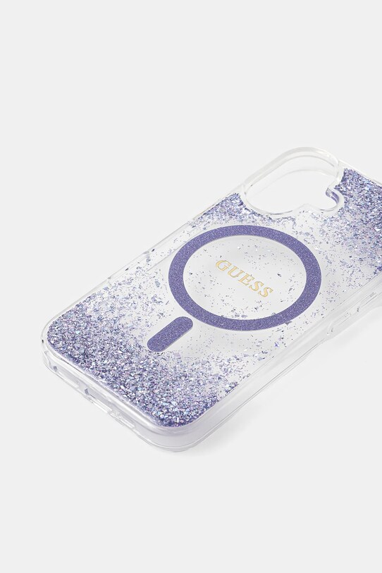 Obal na telefon Guess iPhone 16 GUHMP16SRGRGEU fialová AA00