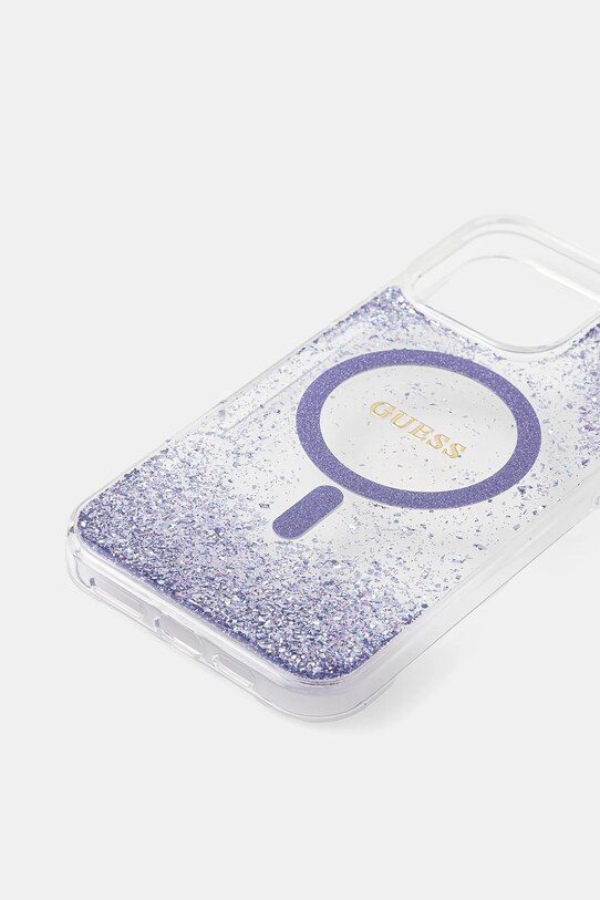 Guess etui iPhone 16 Pro Max GUHMP16XRGRGEU fioletowy AA00