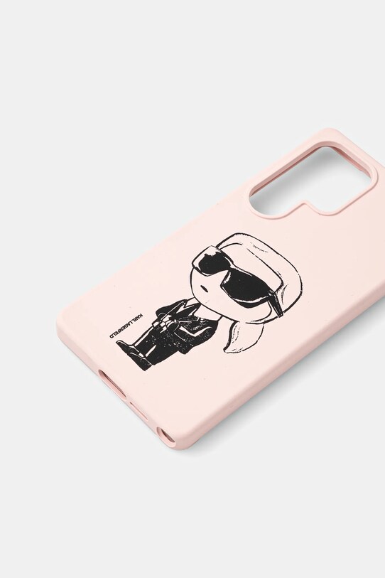 Karl Lagerfeld Husa pentru telefon Samsung Galaxy S25 Ultra KLHMS25LPNYKGRTP roz AA00