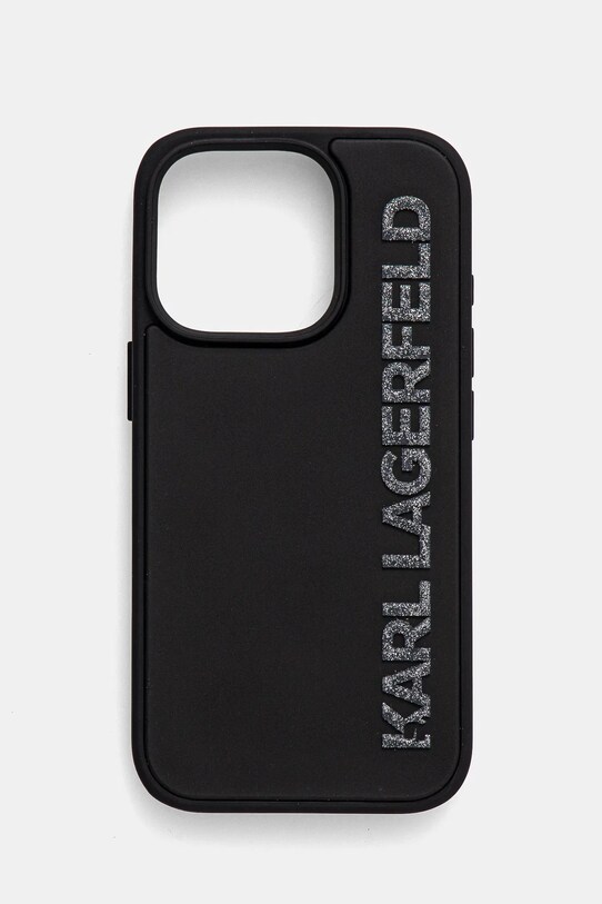 Чохол на телефон Karl Lagerfeld iPhone 16 Pro для телефону чорний KLHCP16LRBKGVCK