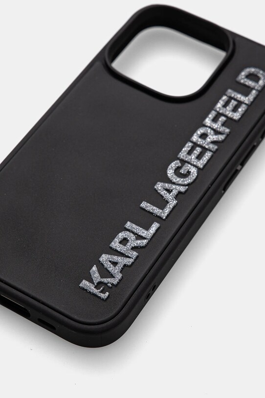 Чохол на телефон Karl Lagerfeld iPhone 16 Pro KLHCP16LRBKGVCK чорний AA00