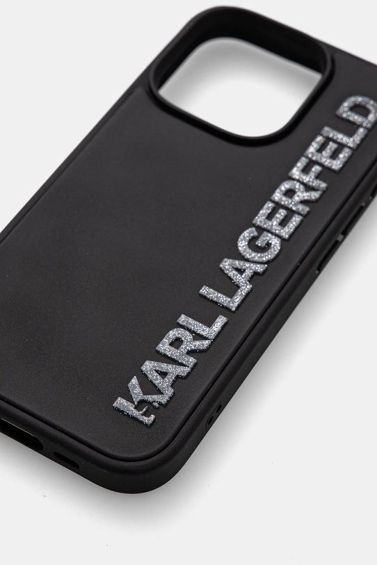 Karl Lagerfeld etui na telefon iPhone 16 Pro KLHCP16LRBKGVCK czarny AA00