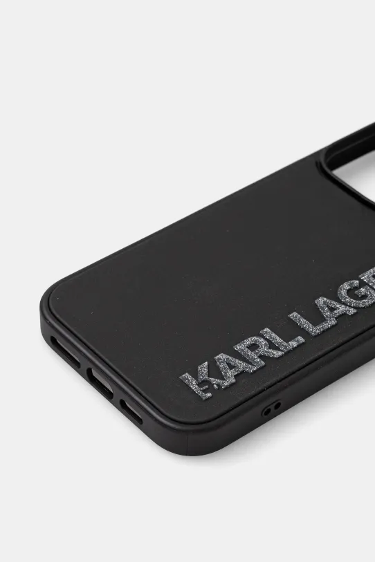 Кейс за телефон Karl Lagerfeld iPhone 16 Pro Max KLHCP16XRBKGVCK черен AA00