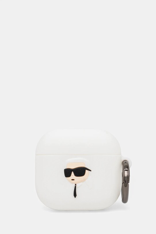 Θήκη για airpod Karl Lagerfeld AirPods 4 λευκό KLA4RUNIKH