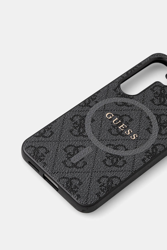 Puzdro na mobil Guess Samsung Galaxy S25 GUHMS25SG4GFRK čierna AA00