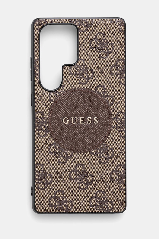 Guess etui na telefon Samsung Galaxy S25 Ultra na telefon brązowy GUHMS25LP4PGRSGW