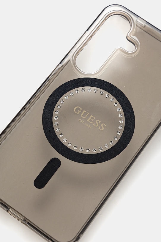 Guess Husa pentru telefon Samsung Galaxy S25 GUHMS25SPFTDTEK negru AA00
