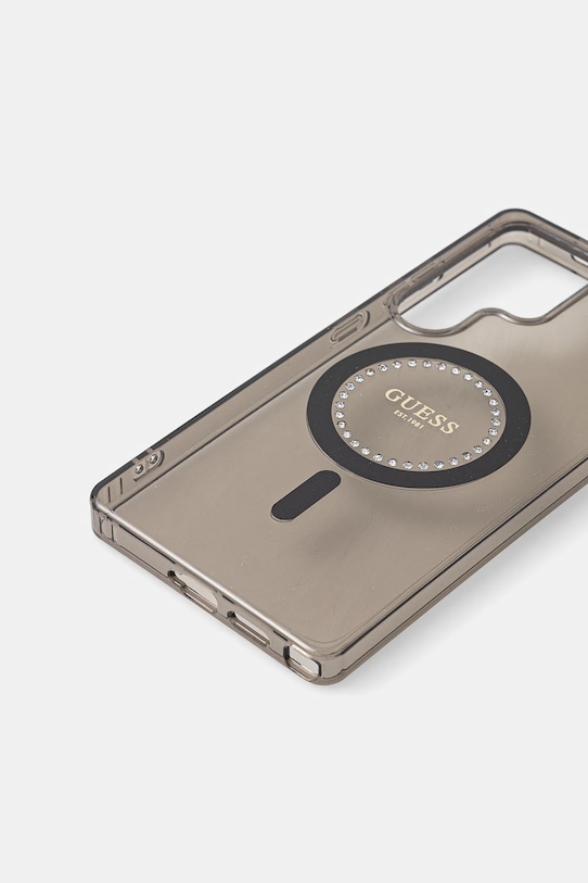 Guess telefon tok Samsung Galaxy S25 Ultra GUHMS25LPFTDTEK fekete AA00