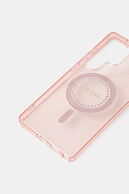 Чохол на телефон Guess Samsung Galaxy S25 Ultra GUHMS25LPFTDTEP рожевий AA00