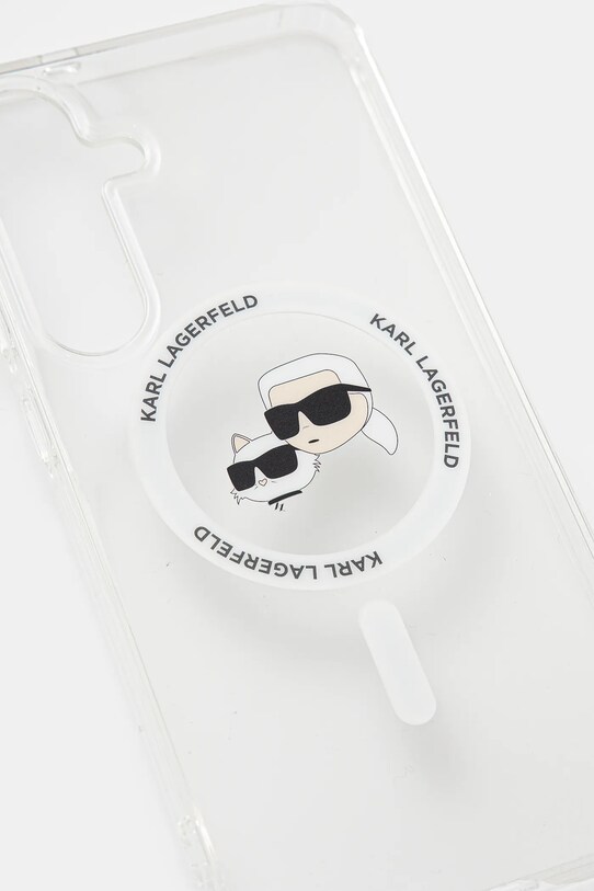 Karl Lagerfeld Husa pentru telefon Samsung Galaxy S25+ KLHMS25MHLSKCH alb AA00