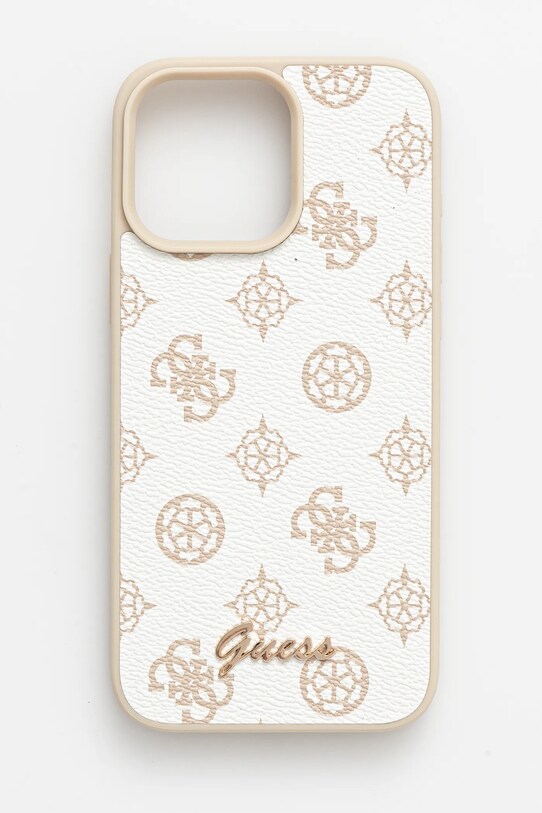 Guess etui na telefon iPhone 16 Pro Max 6.9 na telefon biały GUHMP16XPGPYSH