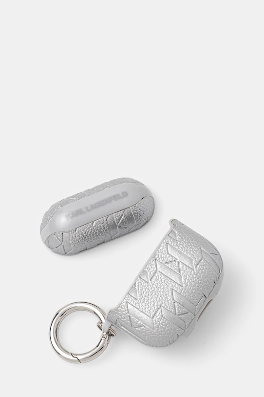 Karl Lagerfeld pokrowiec na airpods AirPods 4 KLA4PGCHPS srebrny AA00