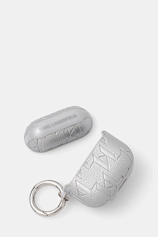 Kryt na airpods Karl Lagerfeld AirPods 4 KLA4PGCHPS stříbrná AA00