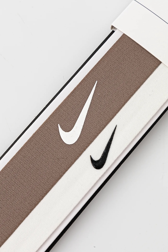 Nike bentite pentru cap 2-pack N.100.9191.253.OS maro AA00