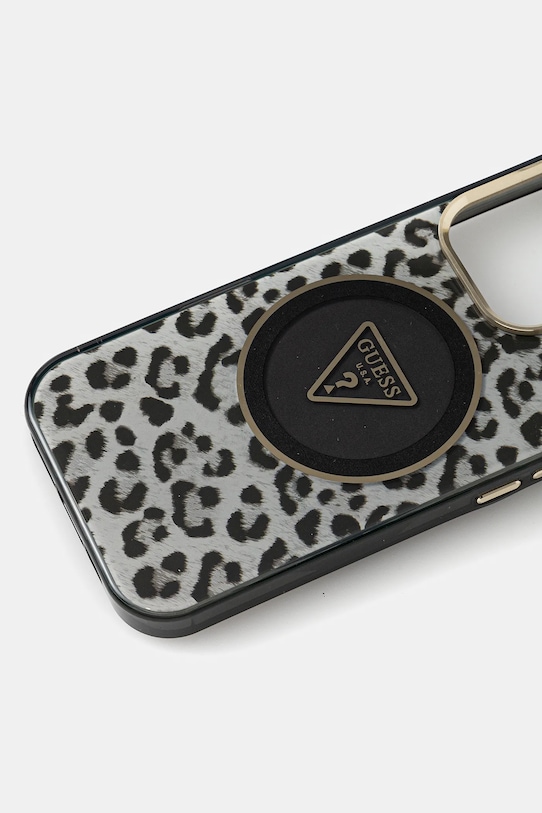 Obal na telefon Guess iPhone 16 Pro GUHMP16LHLORSSK černá AA00