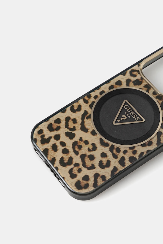 Θήκη κινητού Guess iPhone 16 Pro GUHMP16LHLORSSW καφέ AA00