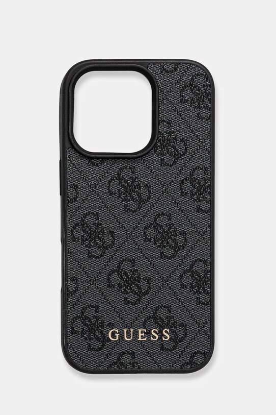 Guess telefon tok iPhone 16 Pro telefonhoz fekete GUHCP16LG4GFGR