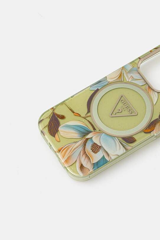 Guess etui na telefon iPhone 16 Pro GUHMP16LHFLPEDN zielony AA00