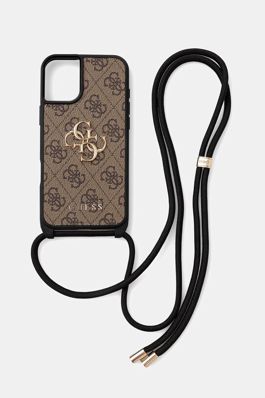 Guess carcasă de telefon iPhone 16 Plus pentru telefon maro GUHCP16MP4GMGCRW