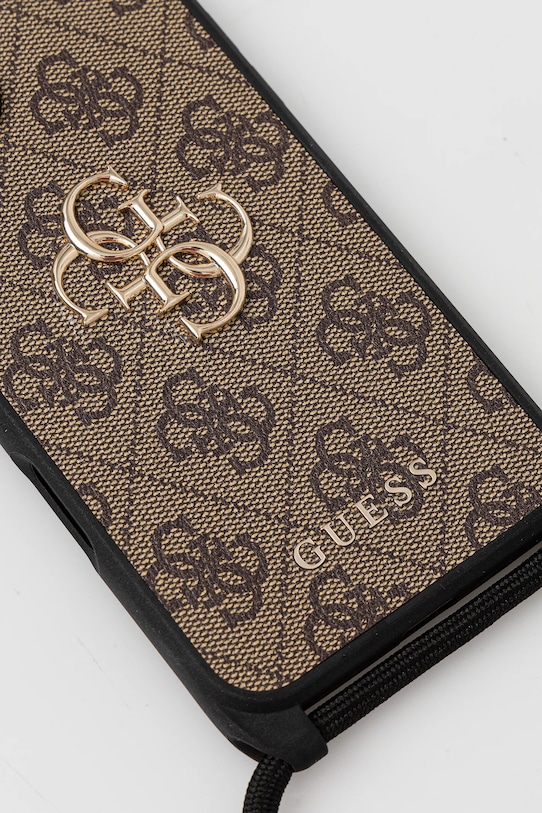 Θήκη κινητού Guess iPhone 16 Plus GUHCP16MP4GMGCRW καφέ AA00