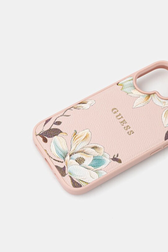 Obal na telefon Guess iPhone 16 GUHMP16SPGNMPLMP růžová AA00