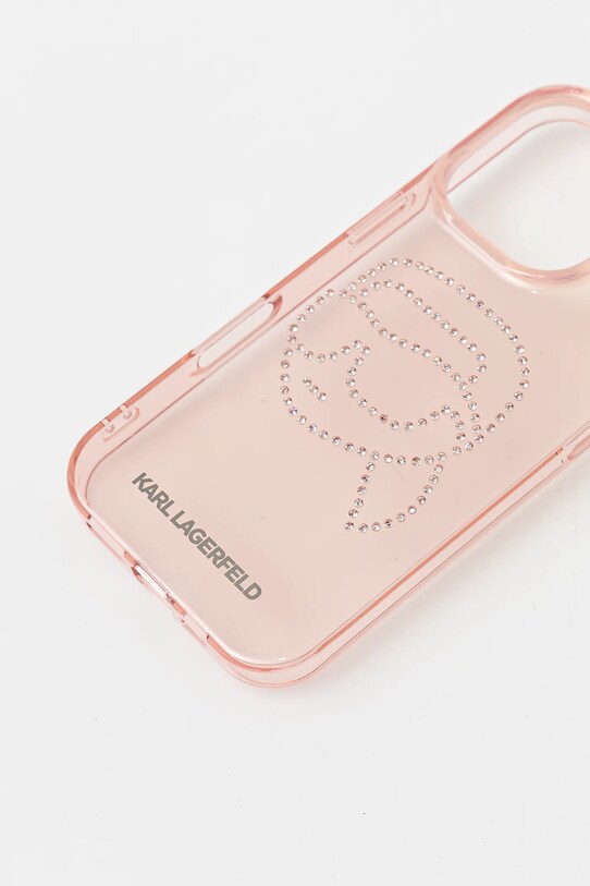 Karl Lagerfeld telefon tok iPhone 16 KLHCP16LHKHDCELP rózsaszín AA00