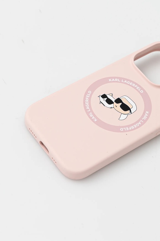 Чохол на телефон Karl Lagerfeld iPhone 16 Pro KLHMP16LSKCHTCP рожевий AA00