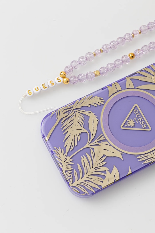 Etui za telefon Guess iPhone 16 Pro GUHMP16LHPCTPLSU ljubičasta AA00