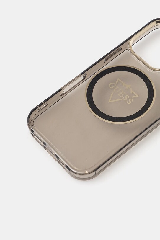 Puzdro na mobil Guess iPhone 16 Pro GUHMP16LHFGTMSLSK čierna AA00