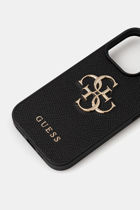 Obal na telefon Guess iPhone 16 Pro GUHCP16LPGT4MBK černá AA00