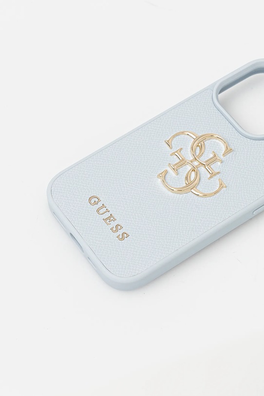 Чехол на телефон Guess iPhone 16 Pro GUHCP16LPGT4MBB голубой AA00
