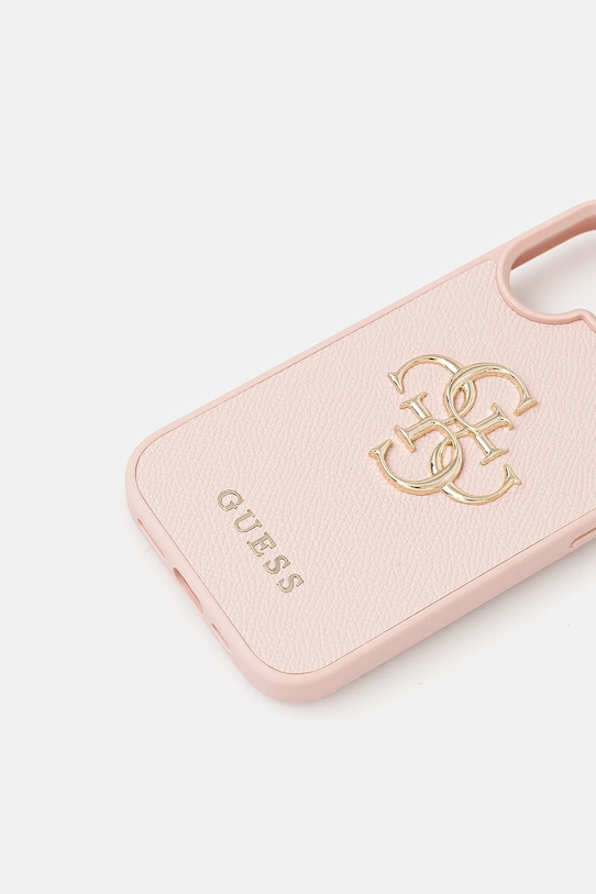 Puzdro na mobil Guess iPhone 16 GUHCP16SPGT4MBP ružová AA00