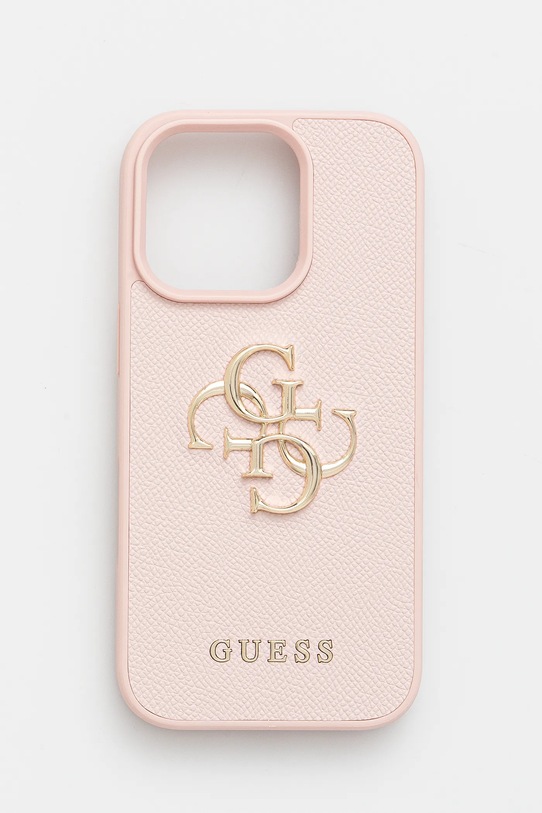 Guess etui na telefon iPhone 16 Pro na telefon różowy GUHCP16LPGT4MBP