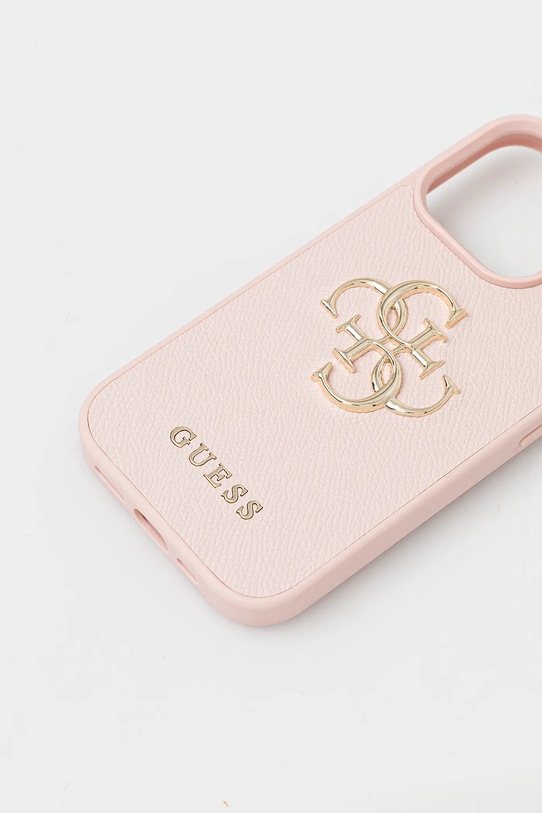 Guess etui na telefon iPhone 16 Pro GUHCP16LPGT4MBP różowy AA00