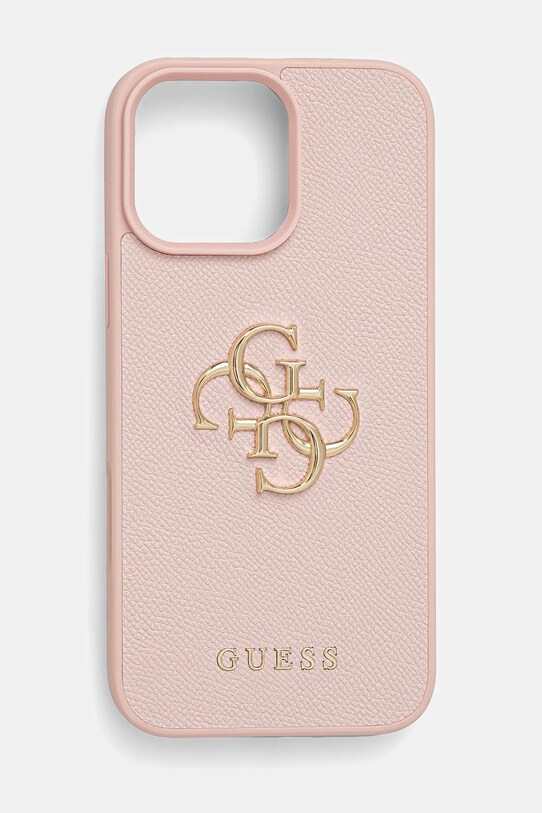 Θήκη κινητού Guess iPhone 16 Pro Max για τηλέφωνο ροζ GUHCP16XPGT4MBP