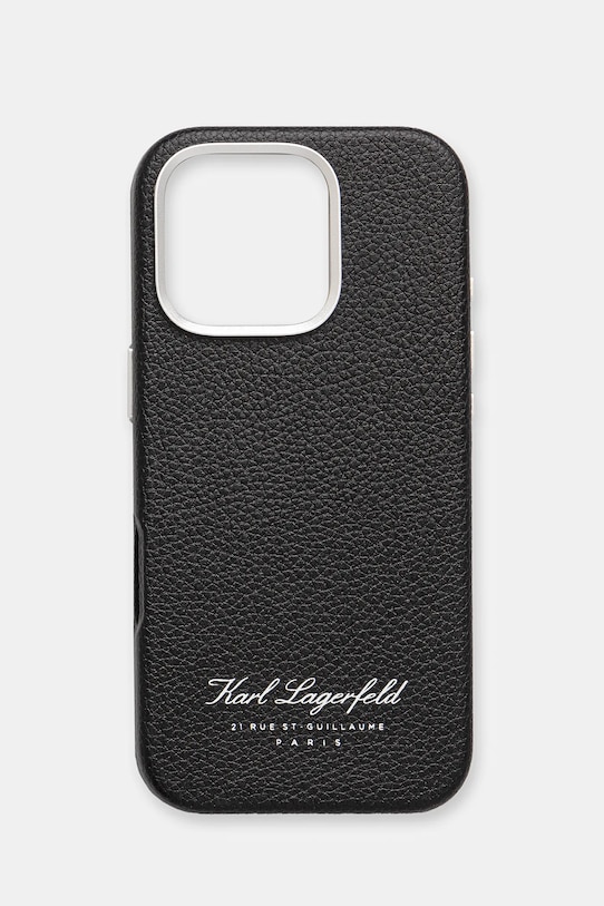 Чехол на телефон Karl Lagerfeld iPhone 16 Pro для телефона чёрный KLHCP16LPGWCMKHK
