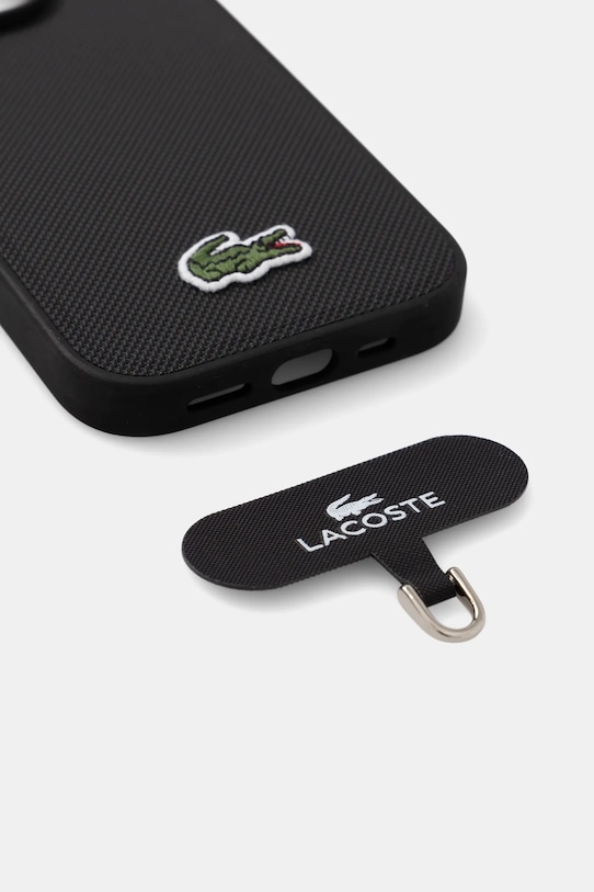Lacoste etui na telefon iPhone 16 Pro LCHMBCP16LPVCK czarny AA00