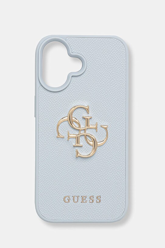 Чехол на телефон Guess iPhone 16 для телефона голубой GUHCP16SPGT4MBB
