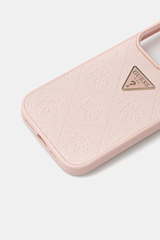 Guess telefon tok iPhone 16 Pro GUHCP16LPGP4STRP rózsaszín AA00