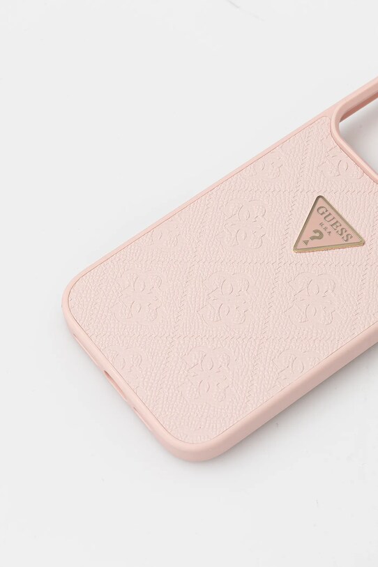 Guess etui na telefon iPhone 16 Pro Max GUHCP16XPGP4STRP różowy AA00