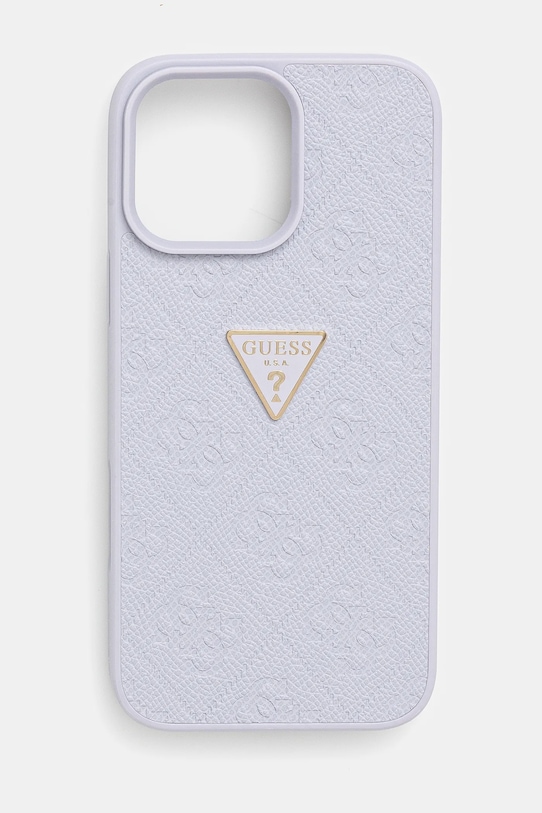 Guess etui na telefon iPhone 16 Pro Max na telefon fioletowy GUHCP16XPGP4STRU