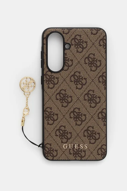 Guess etui na telefon Samsung Galaxy A56 na telefon brązowy GUHCSA56GF4GBR