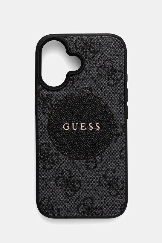 Чохол на телефон Guess iPhone 16 для телефону чорний GUHMP16SP4PGRSGK