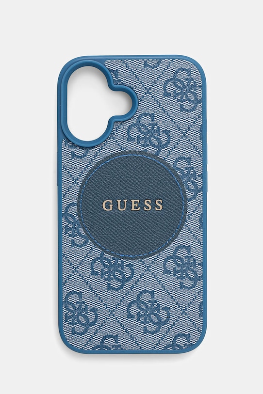Θήκη κινητού Guess iPhone 16 για τηλέφωνο μπλε GUHMP16SP4PGRSGB